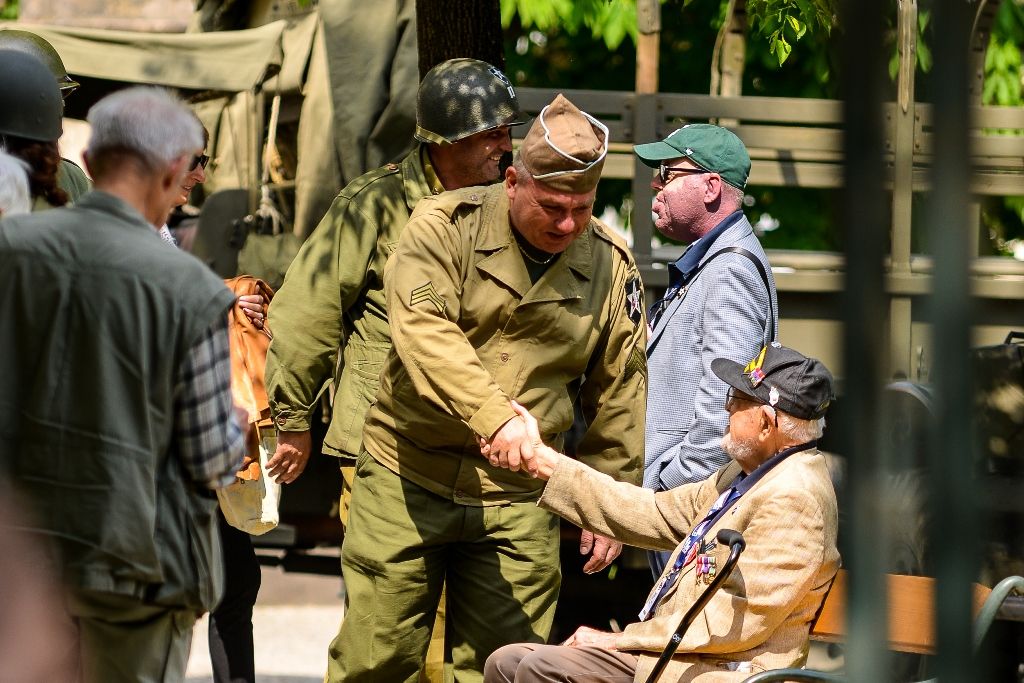 Slavnosti svobody 2018 - Nálada v dobových vojenských kempech a kolem nich (foto: M. Pecuch, 4.5.2018)