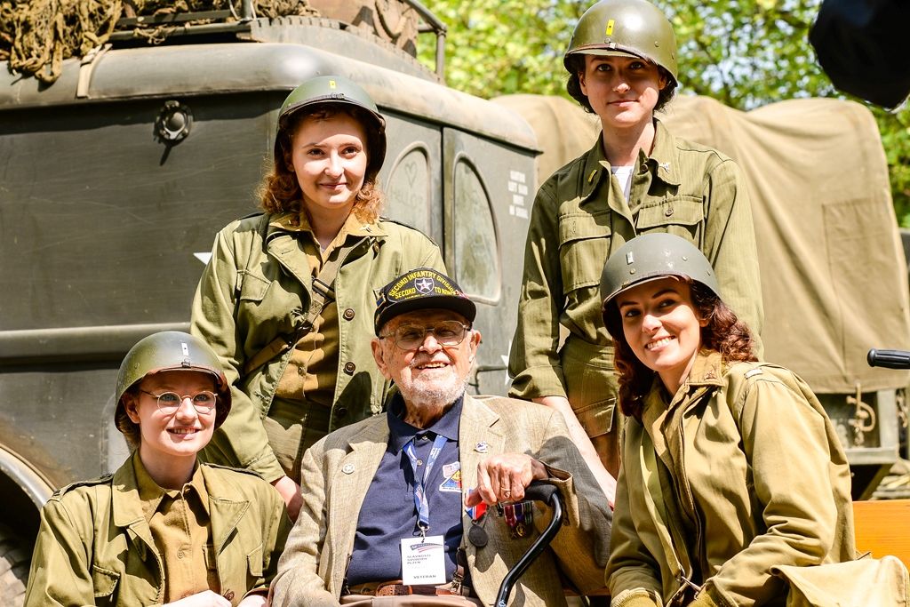 Slavnosti svobody 2018 - Nálada v dobových vojenských kempech a kolem nich