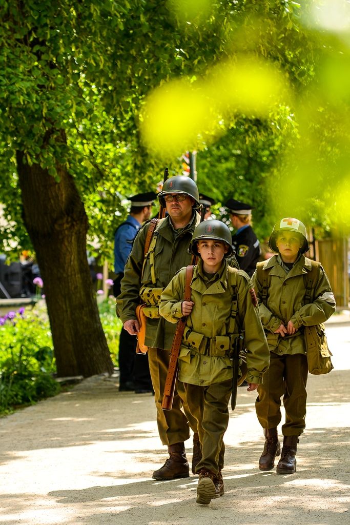Slavnosti svobody 2018 - Nálada v dobových vojenských kempech a kolem nich (foto: M. Pecuch, 4.5.2018)