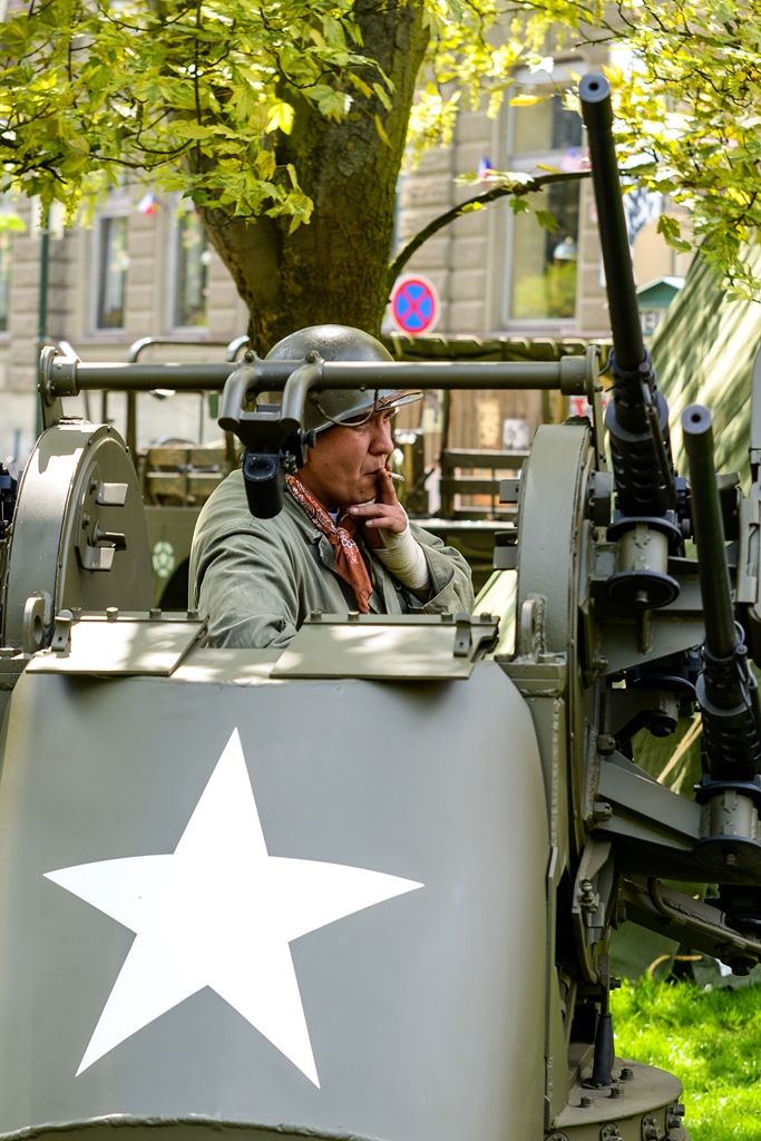 Slavnosti svobody 2018 - Nálada v dobových vojenských kempech a kolem nich (foto: M. Pecuch, 4.5.2018)