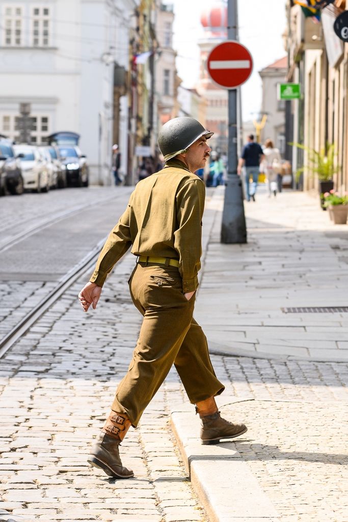 Slavnosti svobody 2018 - Nálada v dobových vojenských kempech a kolem nich (foto: M. Pecuch, 4.5.2018)