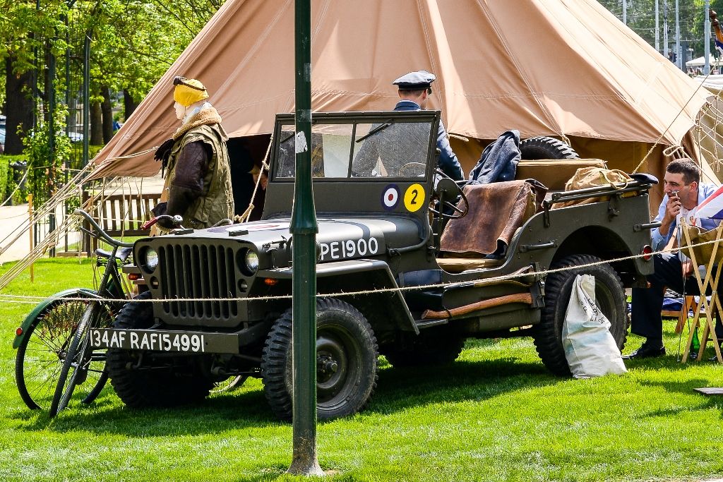 Slavnosti svobody 2018 - Nálada v dobových vojenských kempech a kolem nich (foto: M. Pecuch, 4.5.2018)