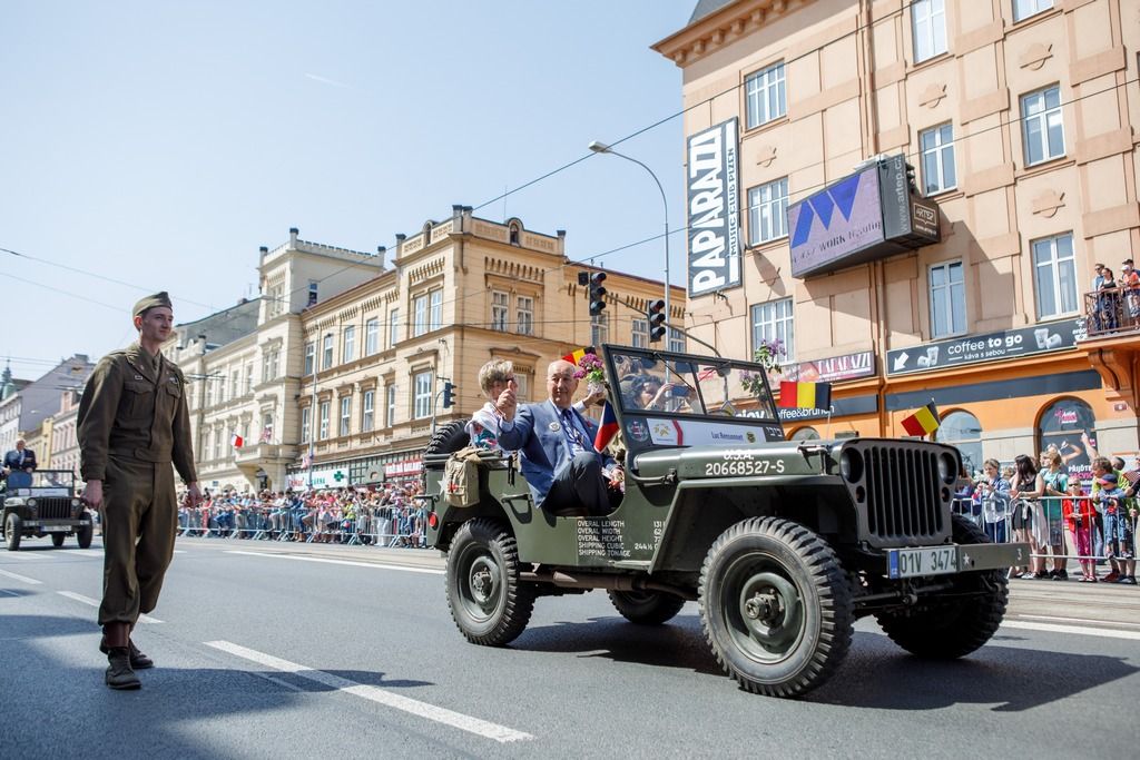 Slavnosti svobody 2018 - Belgičtí veteráni 5. května (foto: V. Štaif)