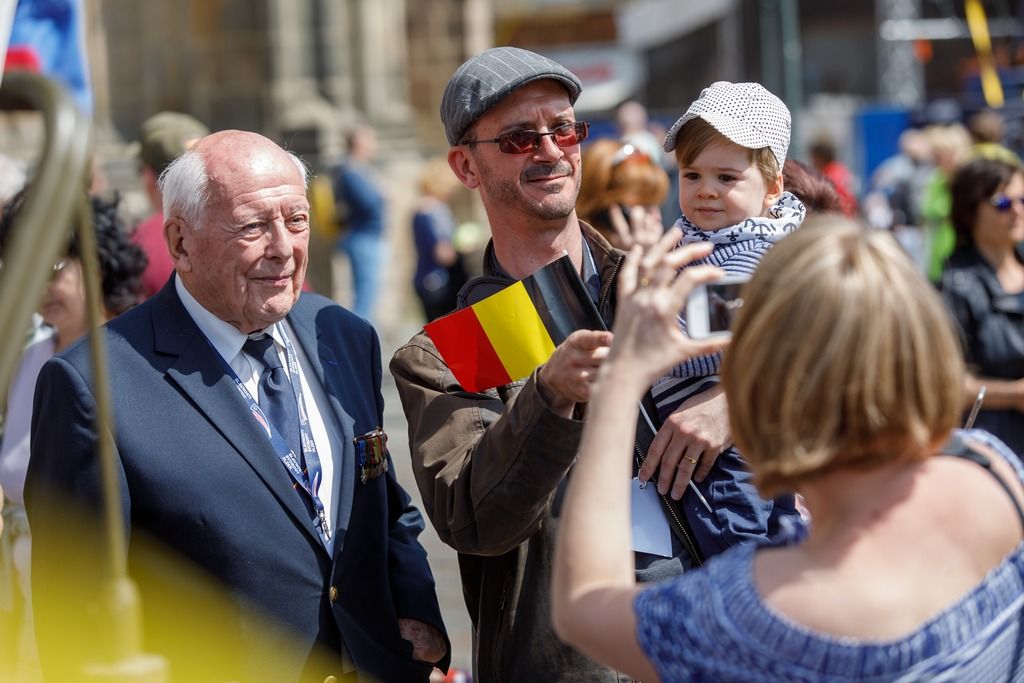 Slavnosti svobody 2018 - Belgičtí veteráni 5. května (foto: V. Štaif)