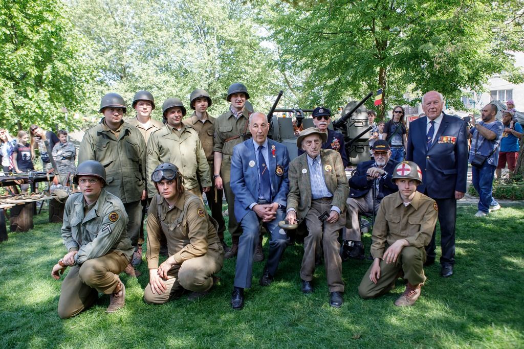 Slavnosti svobody 2018 - Belgičtí veteráni 5. května (foto: V. Štaif)