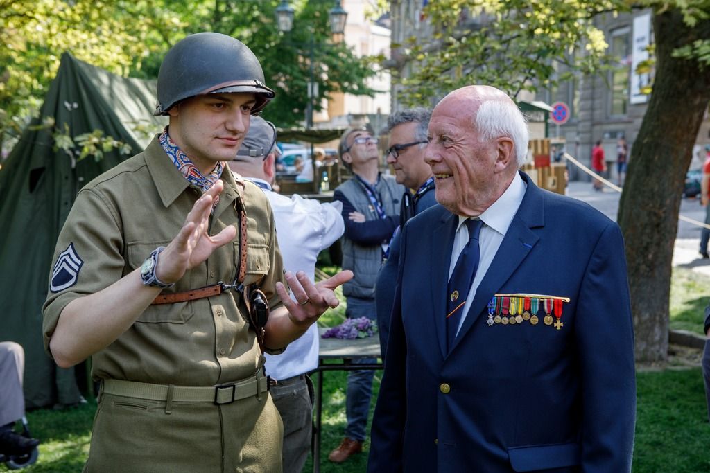 Slavnosti svobody 2018 - Belgičtí veteráni 5. května (foto: V. Štaif)