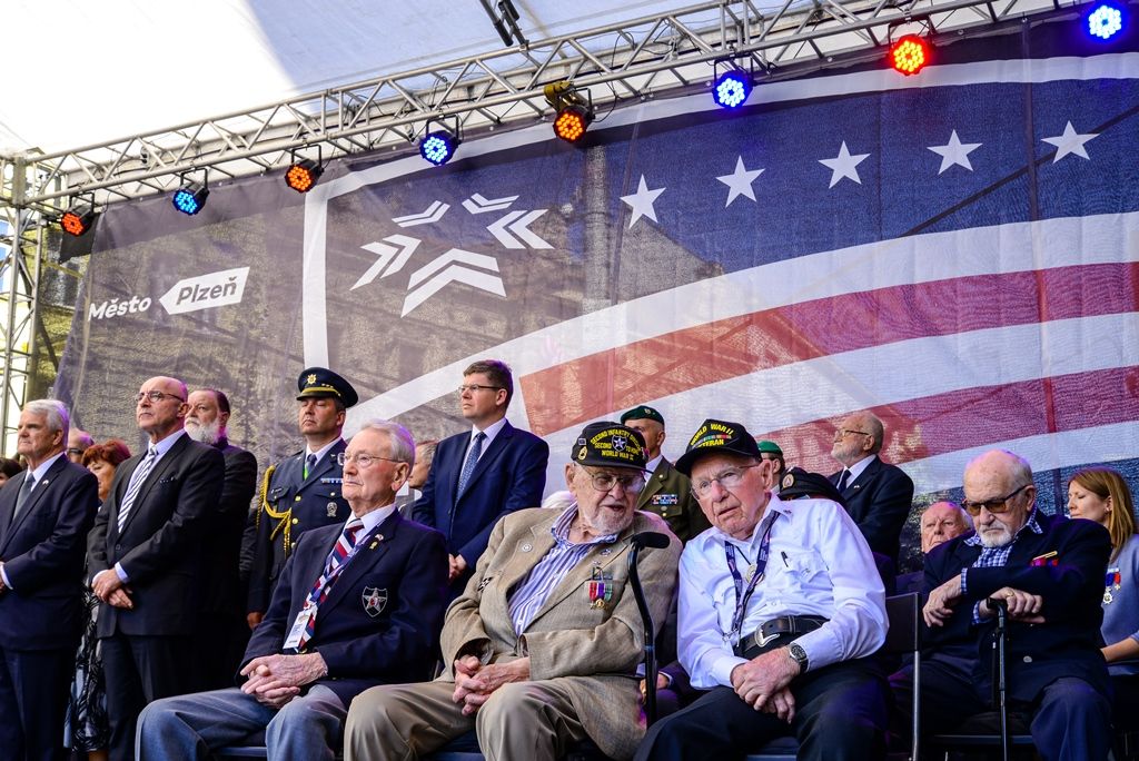 Slavnosti svobody 2018 - Vzpomínkový akt Díky, Ameriko! (foto: M. Pecuch, 6.5.2018)