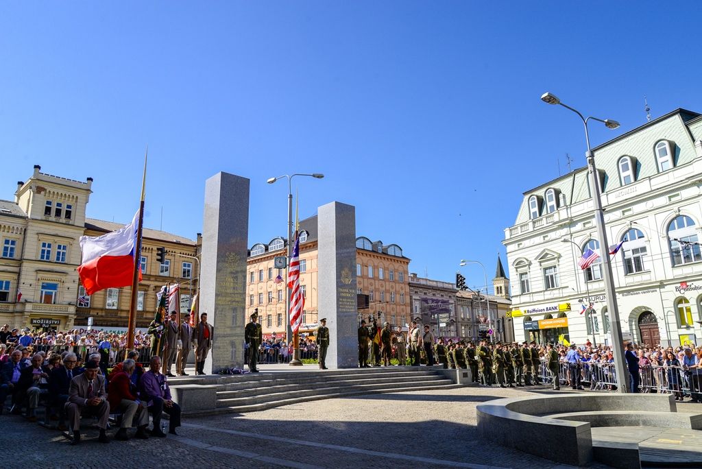 Slavnosti svobody 2018 - Vzpomínkový akt Díky, Ameriko! (foto: M. Pecuch, 6.5.2018)