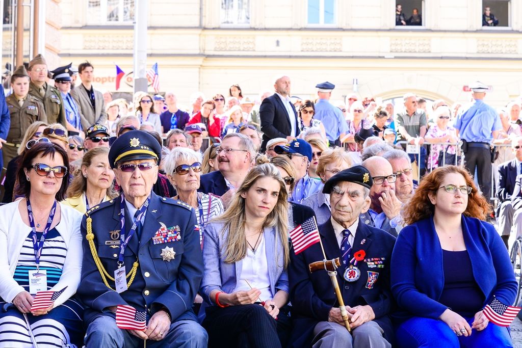 Slavnosti svobody 2018 - Vzpomínkový akt Díky, Ameriko! (foto: M. Pecuch, 6.5.2018)
