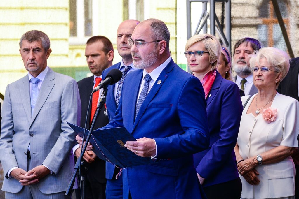 Slavnosti svobody 2018 - Vzpomínkový akt Díky, Ameriko! (foto: M. Pecuch, 6.5.2018)