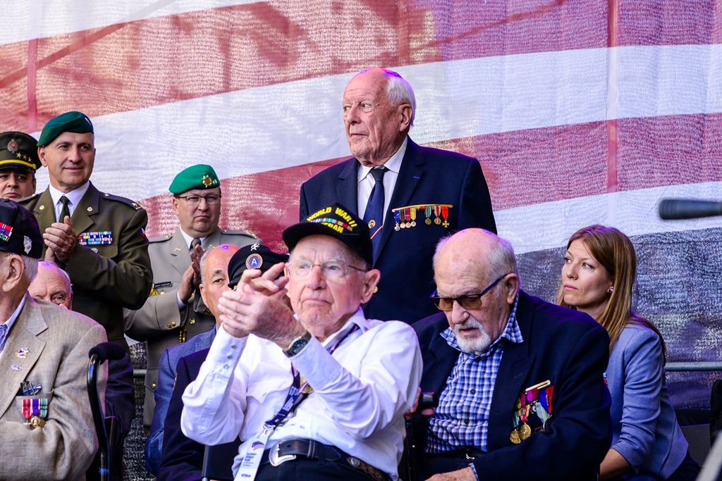 Slavnosti svobody 2018 - Vzpomínkový akt Díky, Ameriko! (foto: M. Pecuch, 6.5.2018)