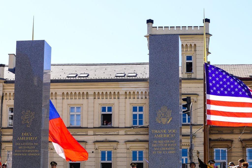 Slavnosti svobody 2018 - Vzpomínkový akt Díky, Ameriko! (foto: M. Pecuch, 6.5.2018)