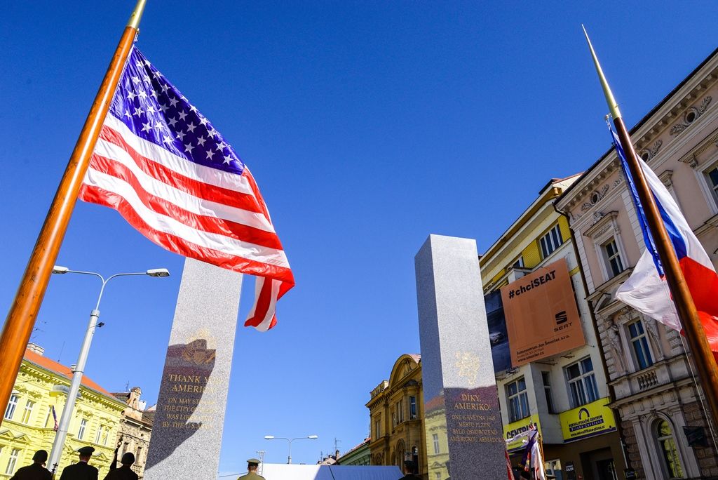 Slavnosti svobody 2018 - Vzpomínkový akt Díky, Ameriko! (foto: M. Pecuch, 6.5.2018)