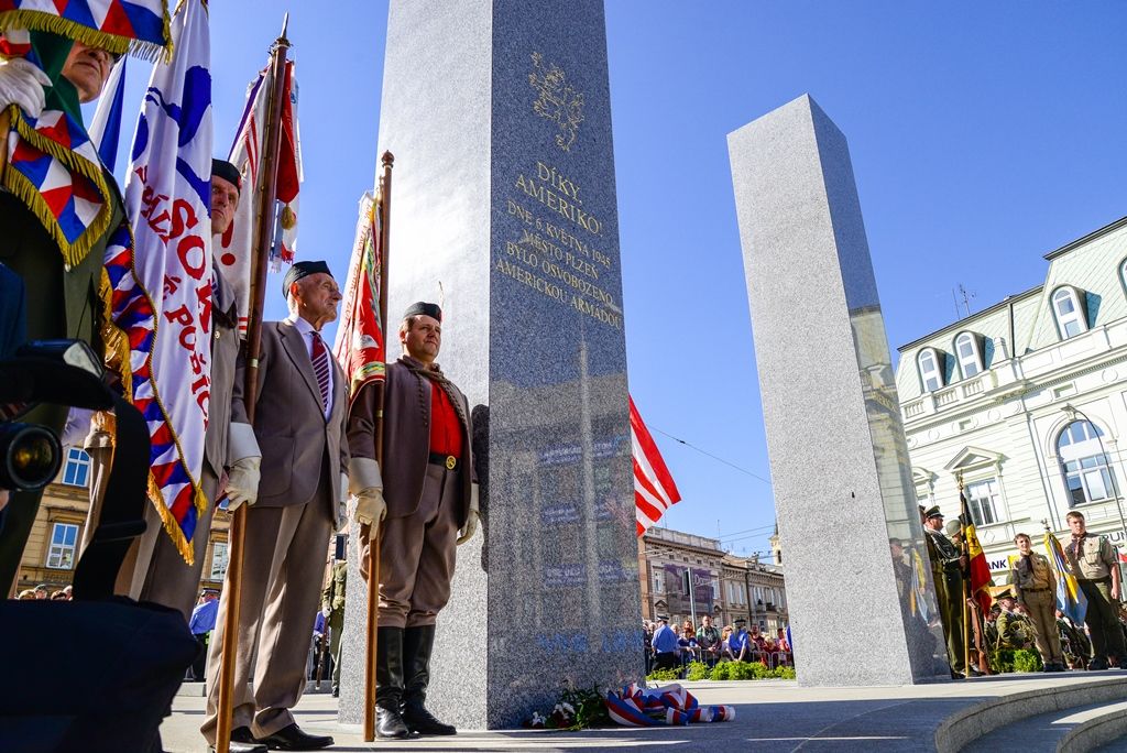 Slavnosti svobody 2018 - Vzpomínkový akt Díky, Ameriko! (foto: M. Pecuch, 6.5.2018)