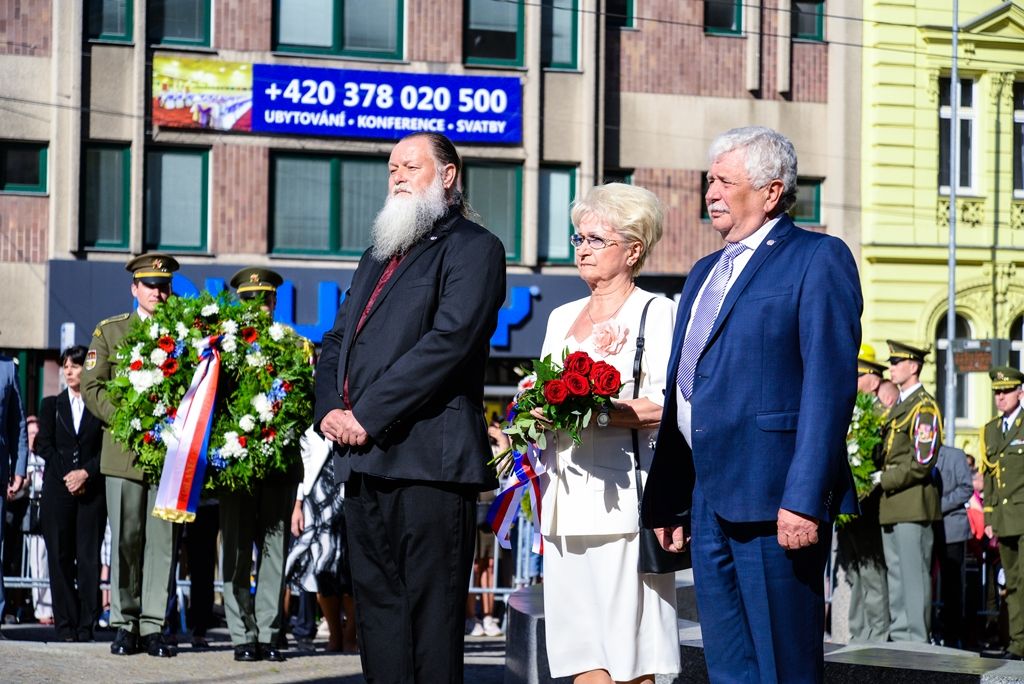 Slavnosti svobody 2018 - Vzpomínkový akt Díky, Ameriko! (foto: M. Pecuch, 6.5.2018)