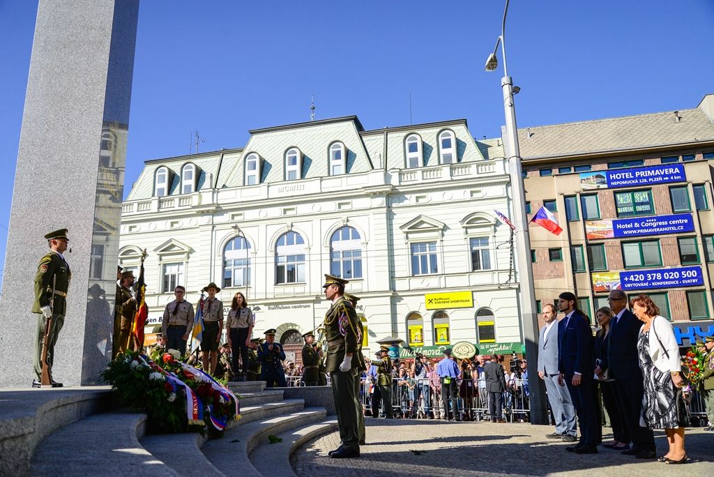 Slavnosti svobody 2018 - Vzpomínkový akt Díky, Ameriko! (foto: M. Pecuch, 6.5.2018)