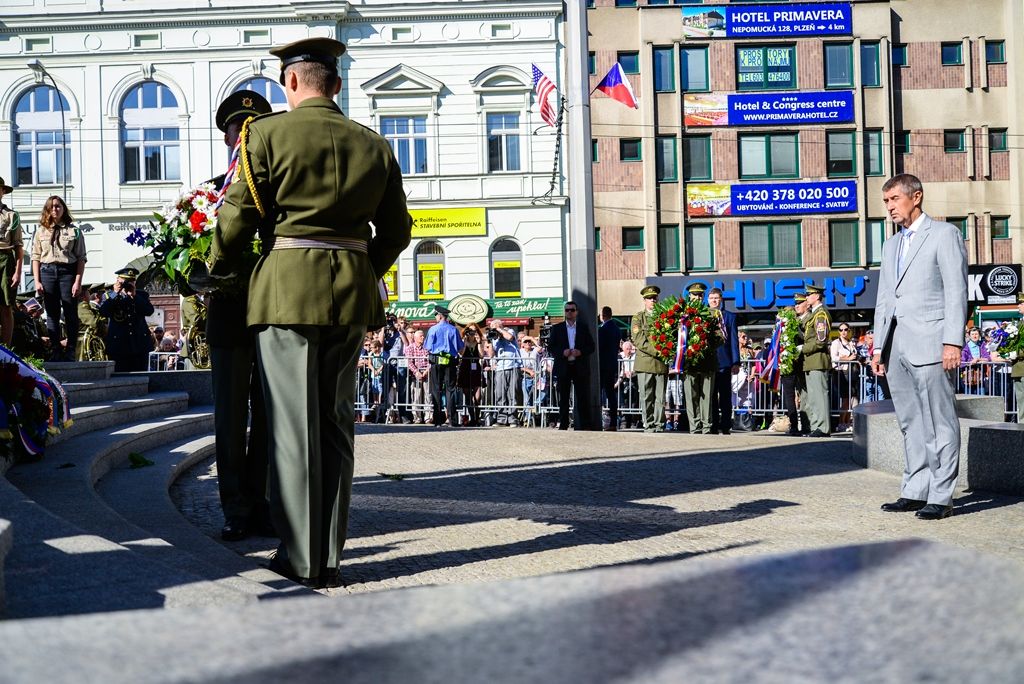 Slavnosti svobody 2018 - Vzpomínkový akt Díky, Ameriko! (foto: M. Pecuch, 6.5.2018)