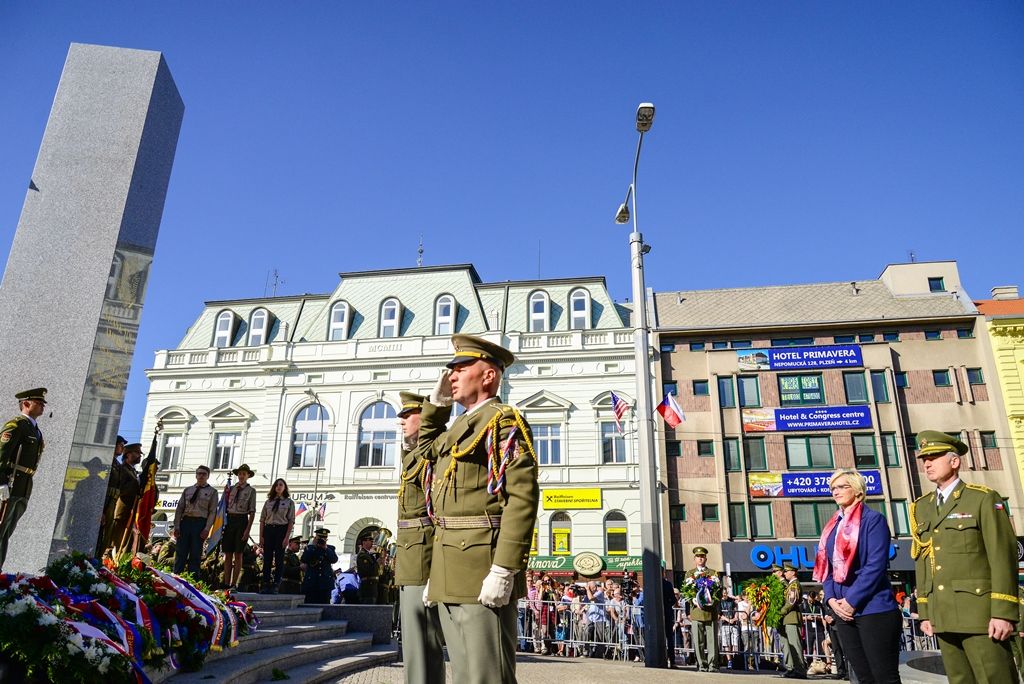 Slavnosti svobody 2018 - Vzpomínkový akt Díky, Ameriko! (foto: M. Pecuch, 6.5.2018)