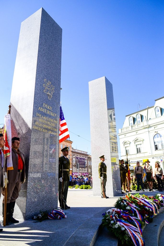Slavnosti svobody 2018 - Vzpomínkový akt Díky, Ameriko! (foto: M. Pecuch, 6.5.2018)