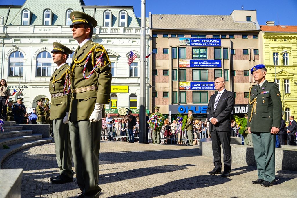 Slavnosti svobody 2018 - Vzpomínkový akt Díky, Ameriko! (foto: M. Pecuch, 6.5.2018)