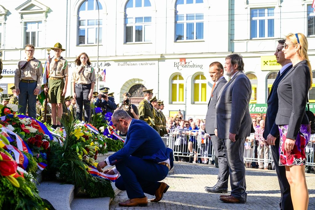 Slavnosti svobody 2018 - Vzpomínkový akt Díky, Ameriko! (foto: M. Pecuch, 6.5.2018)