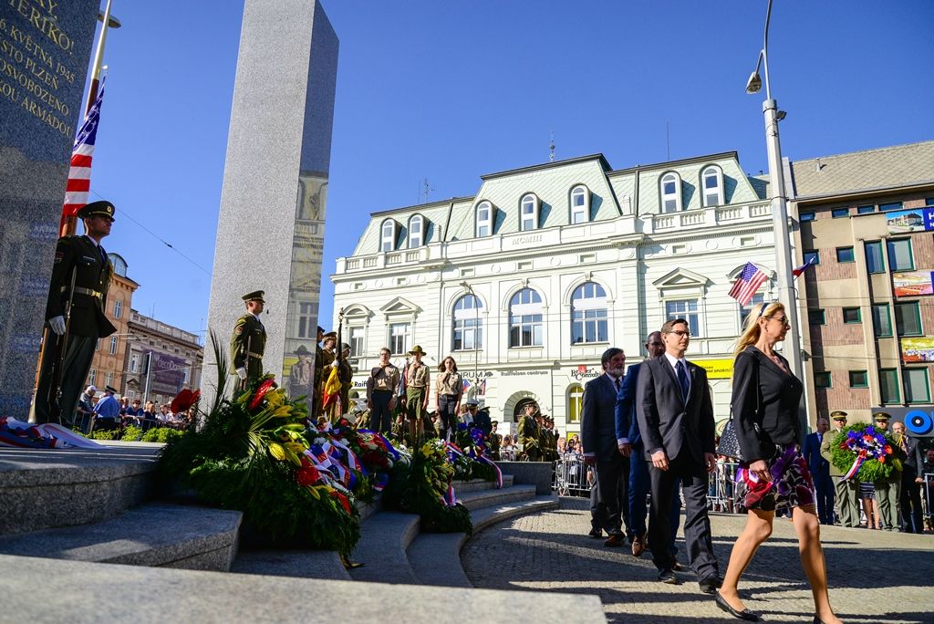 Slavnosti svobody 2018 - Vzpomínkový akt Díky, Ameriko! (foto: M. Pecuch, 6.5.2018)