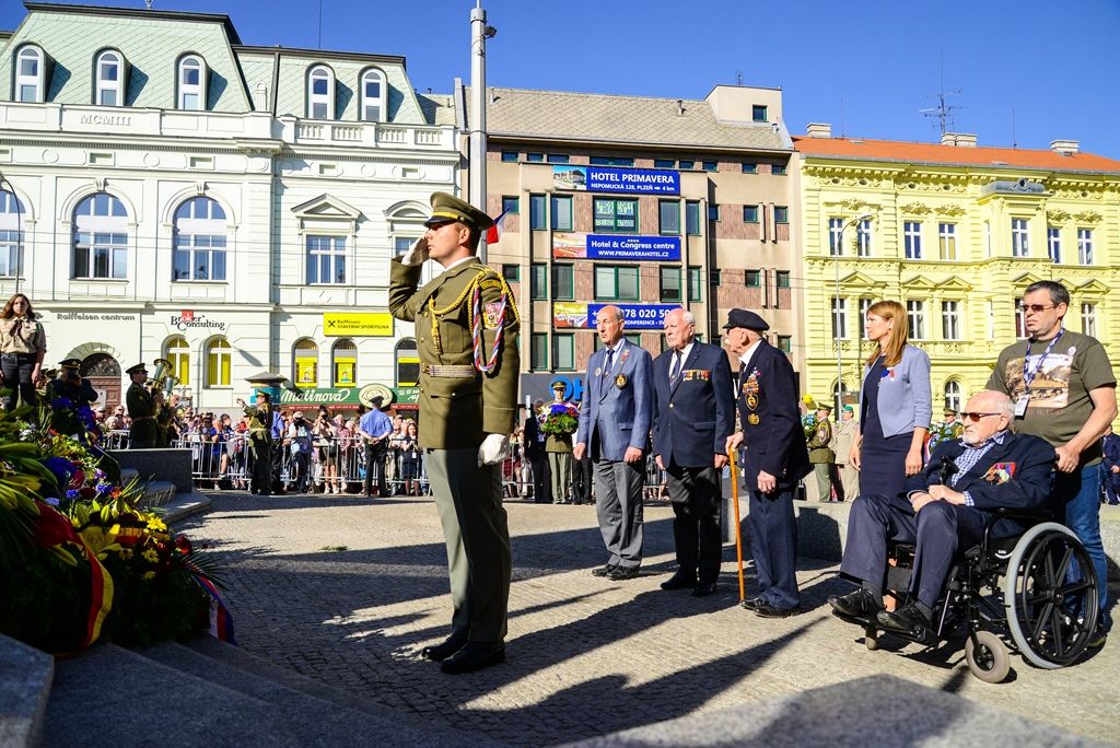 Slavnosti svobody 2018 - Vzpomínkový akt Díky, Ameriko! (foto: M. Pecuch, 6.5.2018)
