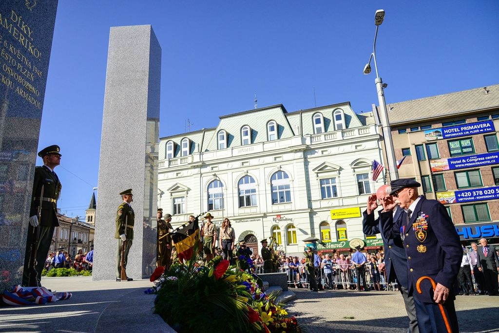 Slavnosti svobody 2018 - Vzpomínkový akt Díky, Ameriko! (foto: M. Pecuch, 6.5.2018)