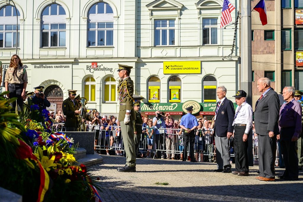 Slavnosti svobody 2018 - Vzpomínkový akt Díky, Ameriko! (foto: M. Pecuch, 6.5.2018)