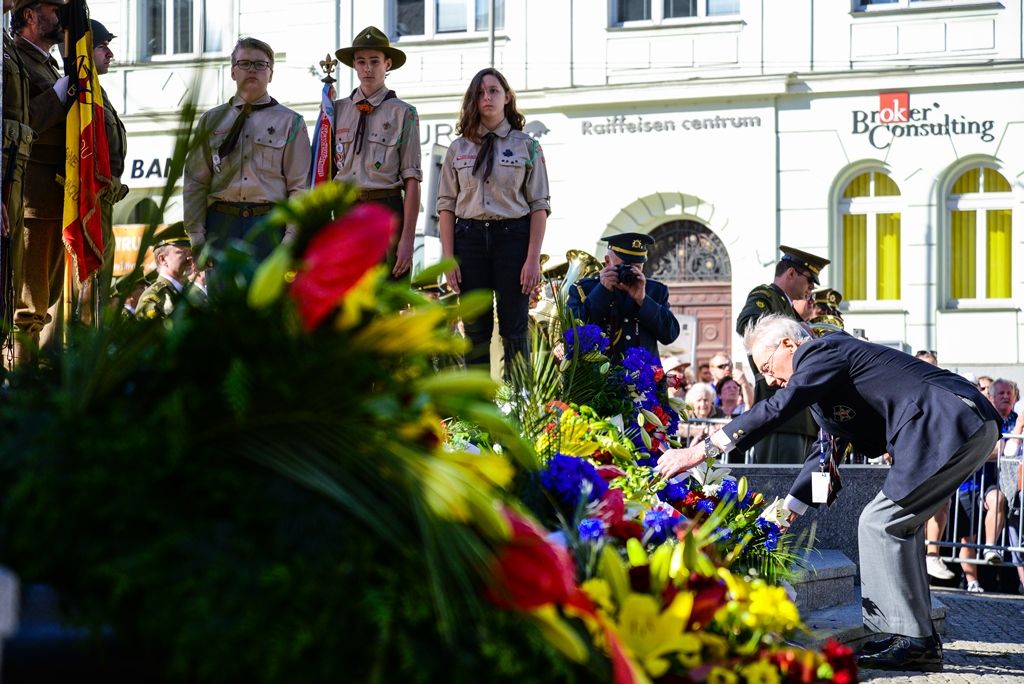 Slavnosti svobody 2018 - Vzpomínkový akt Díky, Ameriko! (foto: M. Pecuch, 6.5.2018)