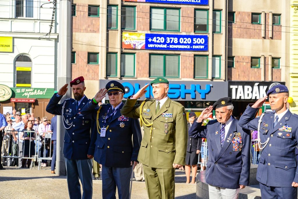Slavnosti svobody 2018 - Vzpomínkový akt Díky, Ameriko! (foto: M. Pecuch, 6.5.2018)