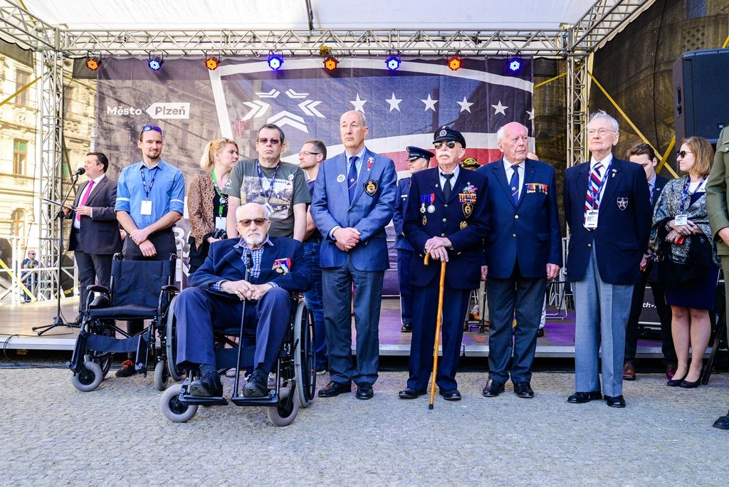 Slavnosti svobody 2018 - Vzpomínkový akt Díky, Ameriko! (foto: M. Pecuch, 6.5.2018)