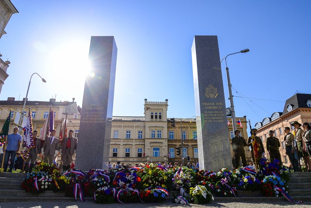 Slavnosti svobody 2018 - Vzpomínkový akt Díky, Ameriko! (foto: M. Pecuch, 6.5.2018)
