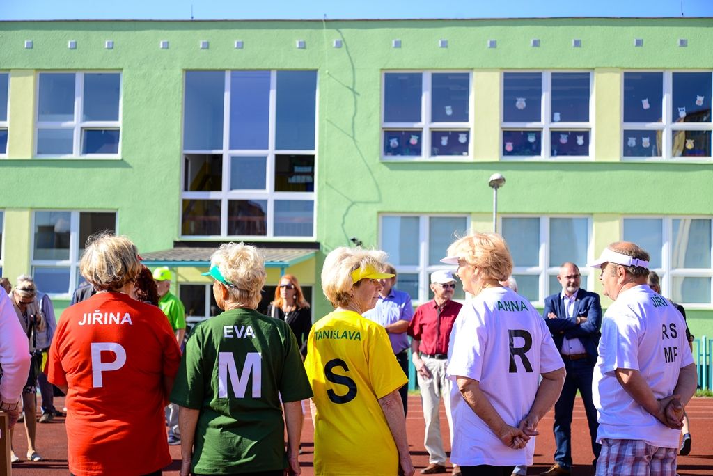 Sportovní hry seniorů v Plzni (foto: M. Pecuch, 15.5.2018)