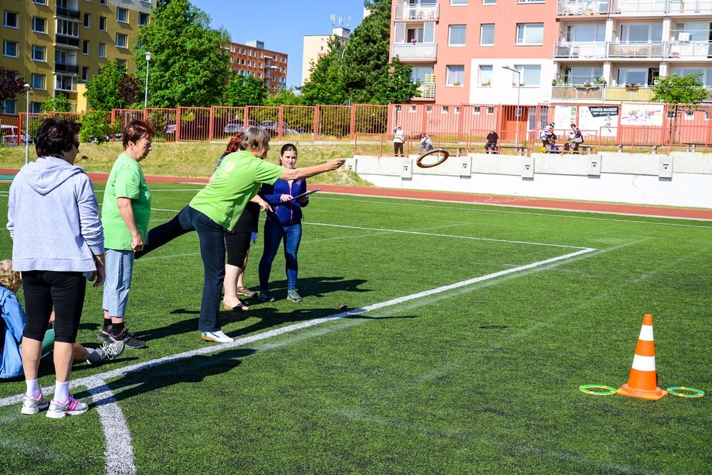 Sportovní hry seniorů v Plzni (foto: M. Pecuch, 15.5.2018)