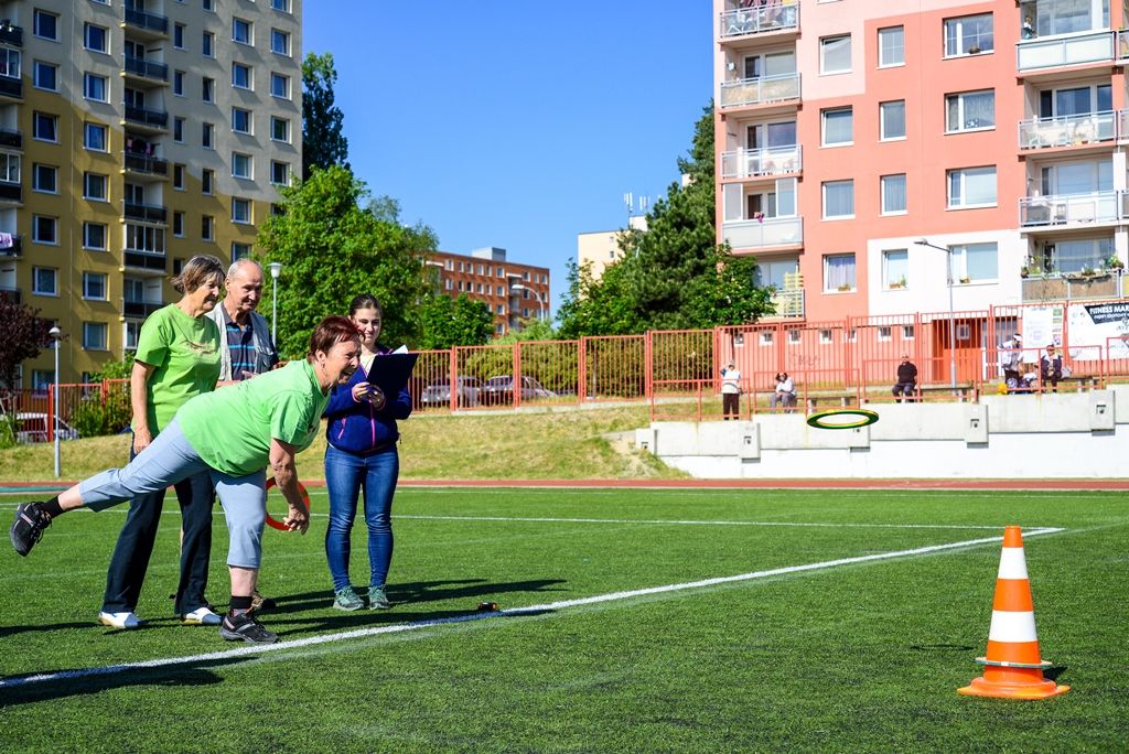 Sportovní hry seniorů v Plzni (foto: M. Pecuch, 15.5.2018)