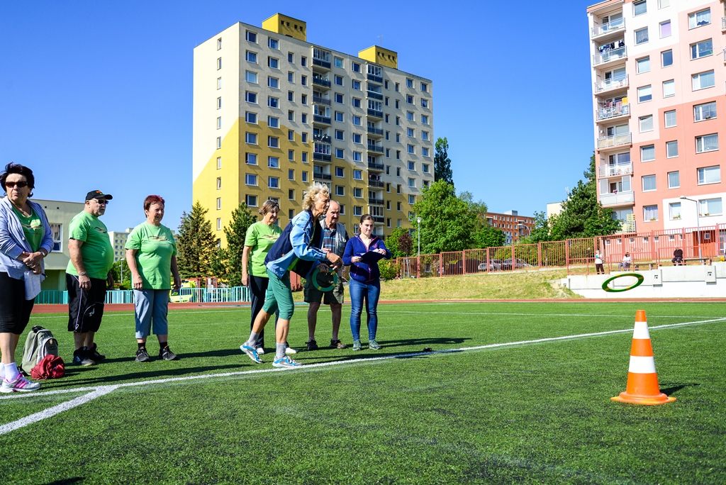 Sportovní hry seniorů v Plzni (foto: M. Pecuch, 15.5.2018)