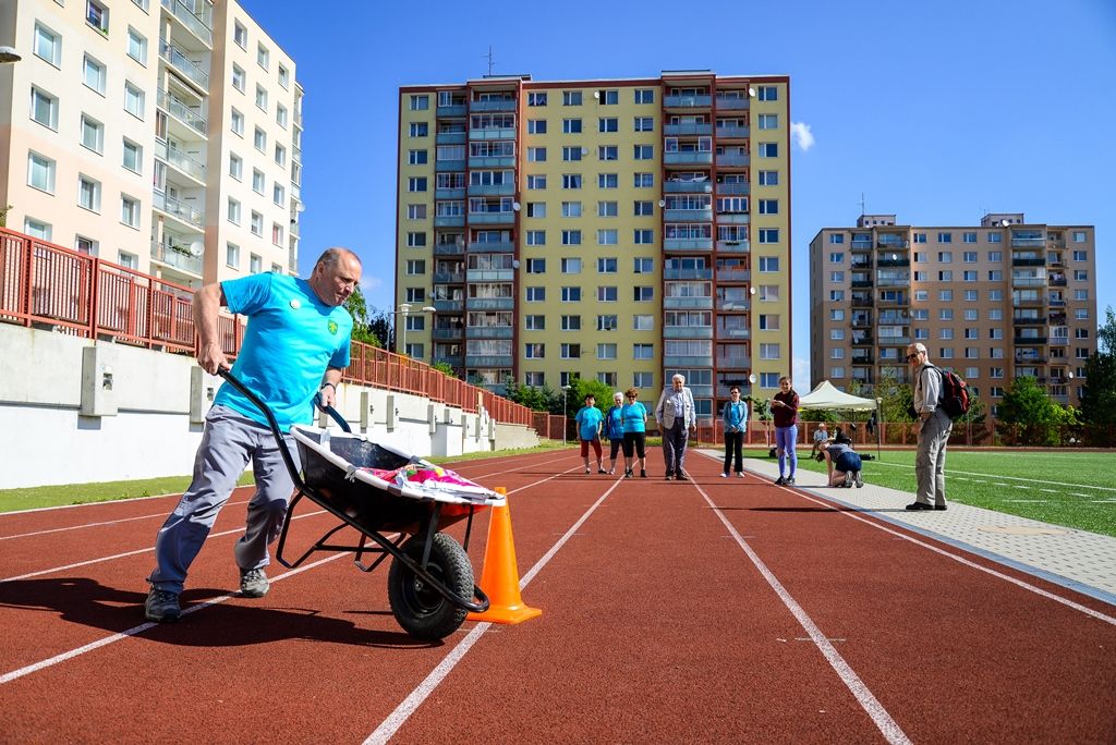 Sportovní hry seniorů v Plzni (foto: M. Pecuch, 15.5.2018)