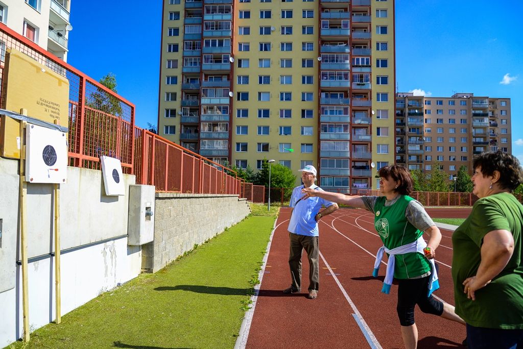 Sportovní hry seniorů v Plzni (foto: M. Pecuch, 15.5.2018)