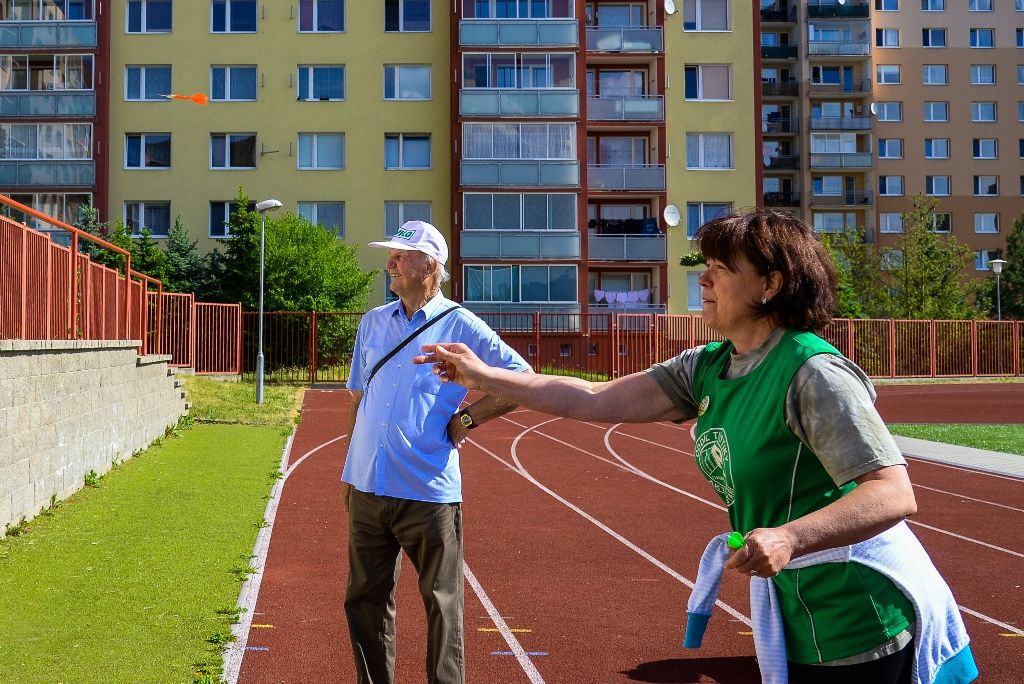 Sportovní hry seniorů v Plzni (foto: M. Pecuch, 15.5.2018)