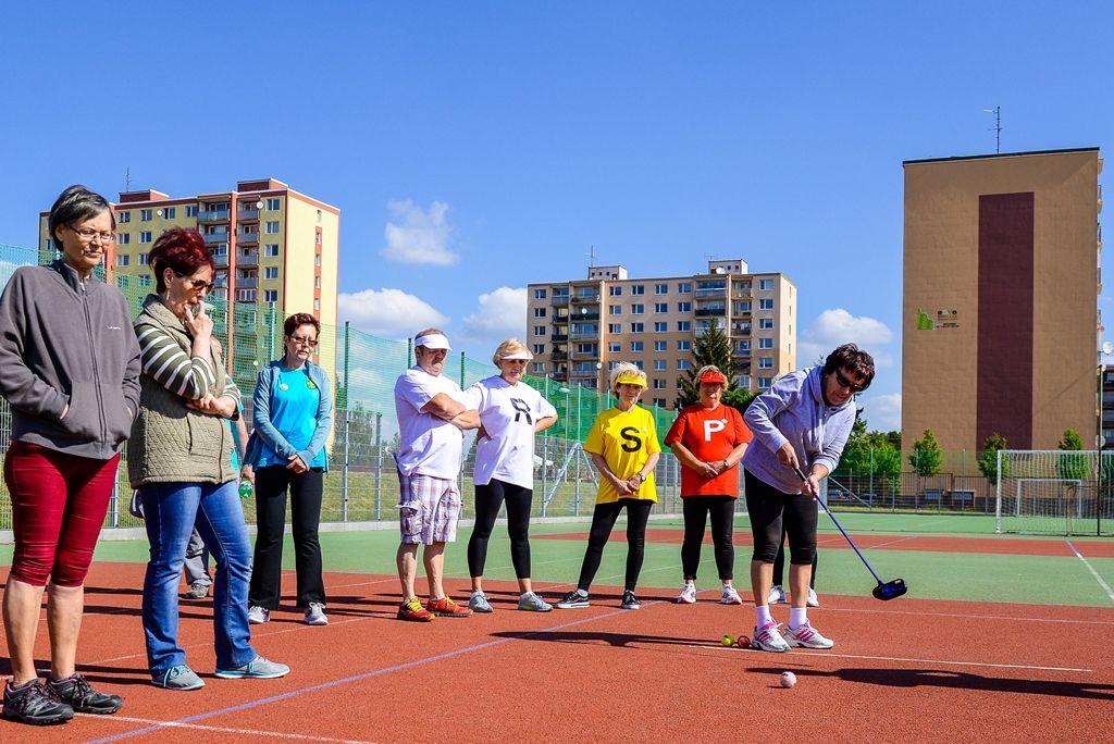 Sportovní hry seniorů v Plzni (foto: M. Pecuch, 15.5.2018)