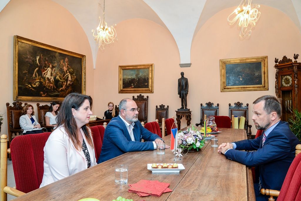 Litevský velvyslanec zavítal poprvé do Plzně (foto: M. Pecuch, 16.5.2018)