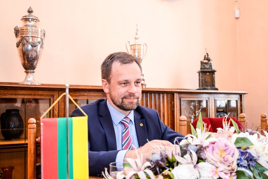 Litevský velvyslanec zavítal poprvé do Plzně (foto: M. Pecuch, 16.5.2018)