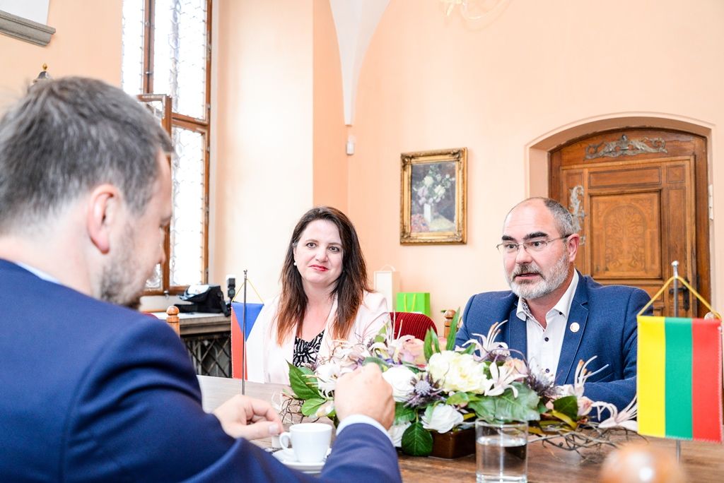 Litevský velvyslanec zavítal poprvé do Plzně (foto: M. Pecuch, 16.5.2018)