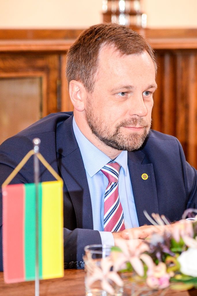 Litevský velvyslanec zavítal poprvé do Plzně (foto: M. Pecuch, 16.5.2018)