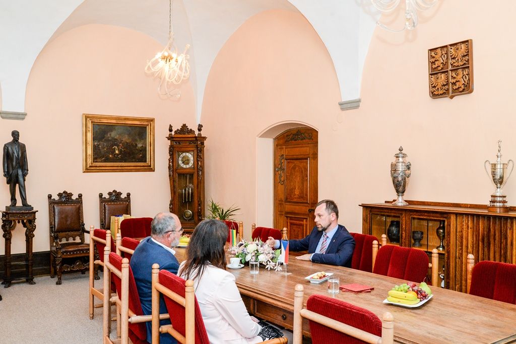 Litevský velvyslanec zavítal poprvé do Plzně (foto: M. Pecuch, 16.5.2018)