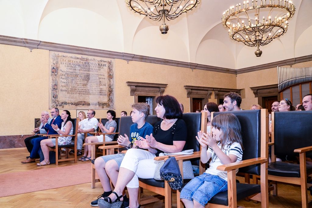 Město Plzeň s Českým červeným křížem ocenilo dárce krve (foto: M. Pecuch, 30.5.2018)