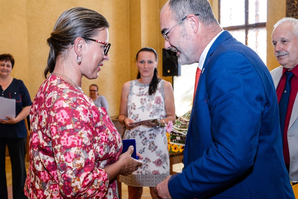 Město Plzeň s Českým červeným křížem ocenilo dárce krve (foto: M. Pecuch, 30.5.2018)