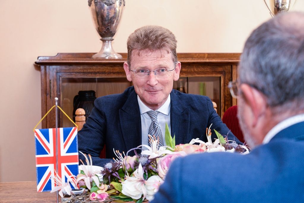 Britský velvyslanec zavítal na plzeňskou radnici (foto: M. Pecuch, 31.5.2018)