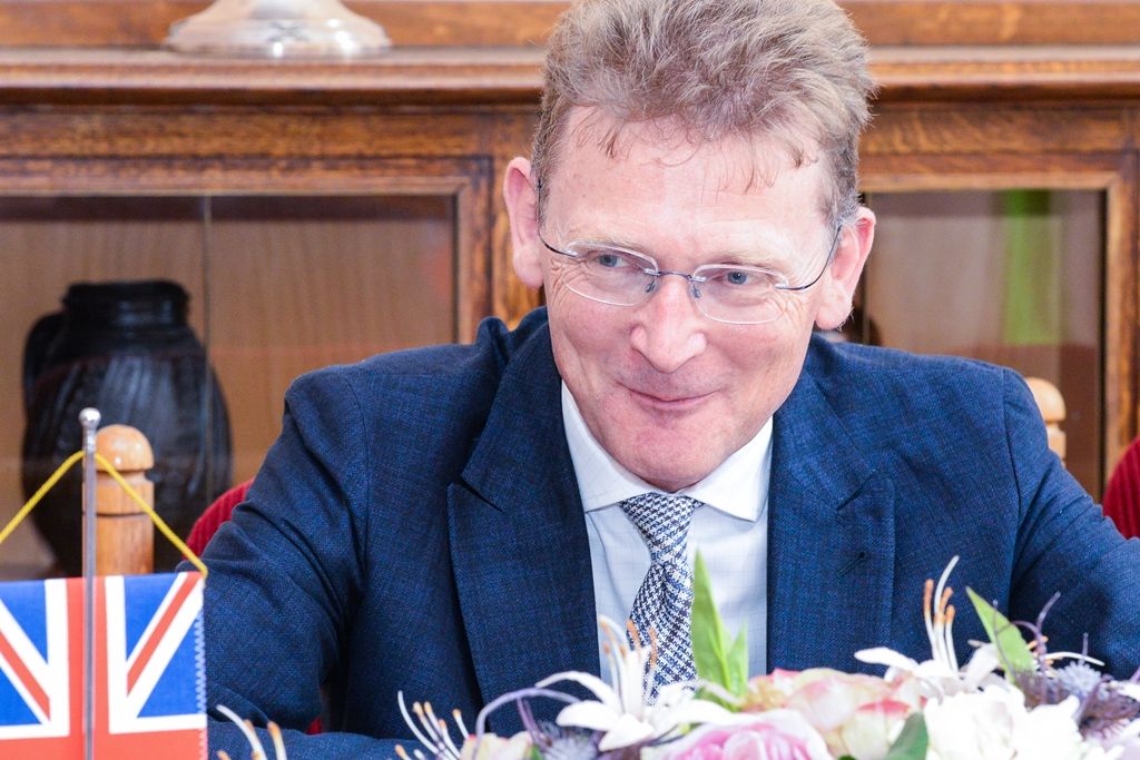 Britský velvyslanec zavítal na plzeňskou radnici (foto: M. Pecuch, 31.5.2018)